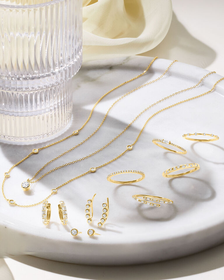 RS Pure Gold Necklaces, Earrings, and Rings