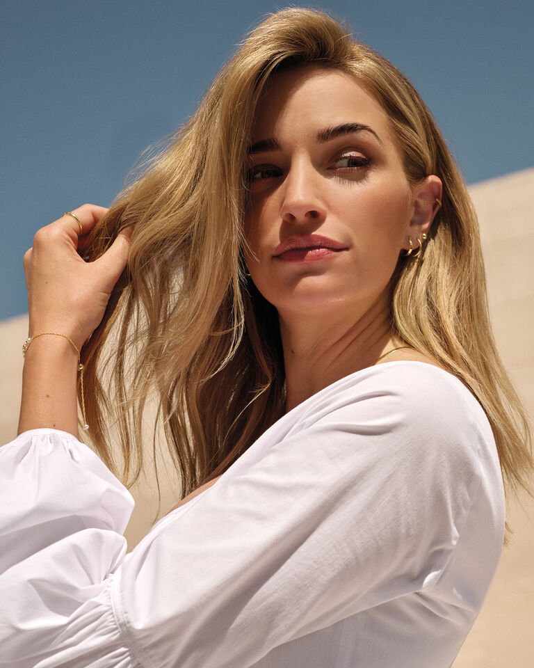 Brianne Howey Wearing RS Pure Jewelry