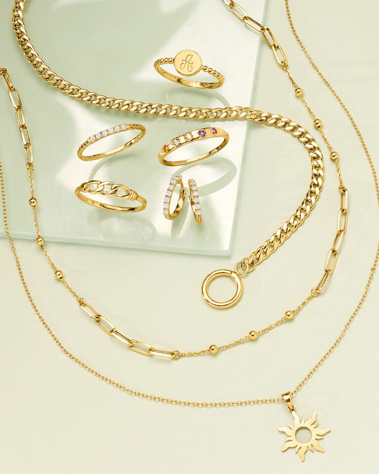 Four RS Pure Gold Necklaces