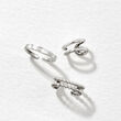 Sterling Silver Jewelry Set: Three Ear Cuffs