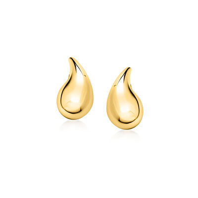 14kt Yellow Gold Mini Teardrop Earrings